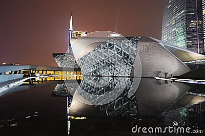 Guangzhou Opera House Editorial Stock Photo