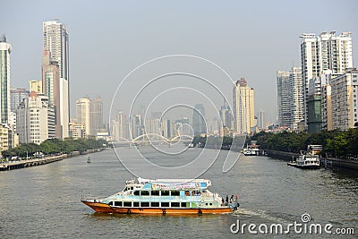 Guangzhou Pearl River scenery Editorial Stock Photo