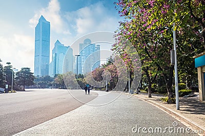 Guangzhou street scene Stock Photo