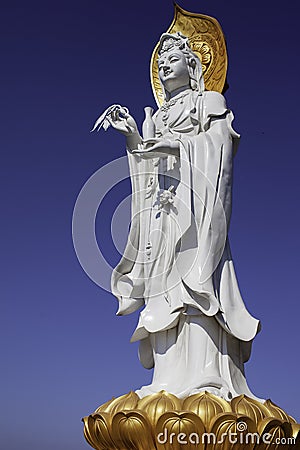 Guanyin Bodhisattva Stock Photo