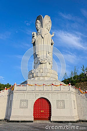 Guanyin Bodhisattva statue Editorial Stock Photo
