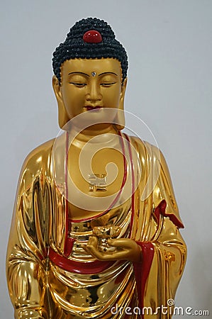 Guanyin Bodhisattva statue Stock Photo