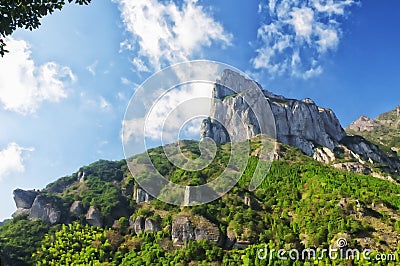 Guanyin Peak Yandangshan China Stock Photo