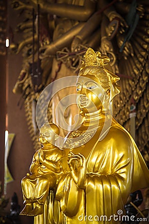 The guanyin statue Stock Photo