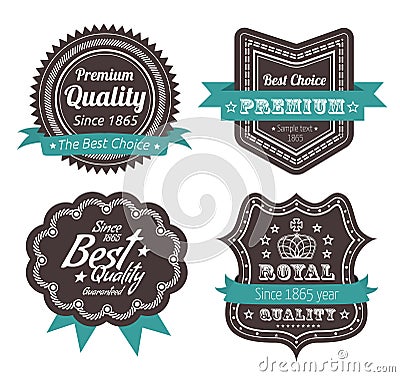 Guarantee Label Vector Illustration