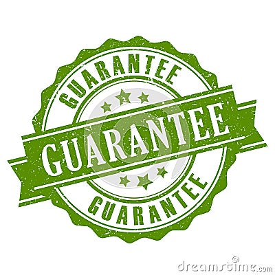 Guarantee ribbon stamp Vector Illustration