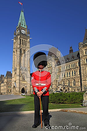 On Guard Editorial Stock Photo