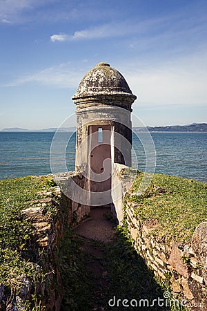 Guard post on a fortress Editorial Stock Photo
