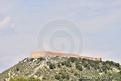 Guardamar castle in Guardamar del Segura, Alicante. Spain. Stock Photo