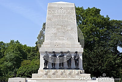 Guards Memorial at Horse Guards Parade in London Editorial Stock Photo