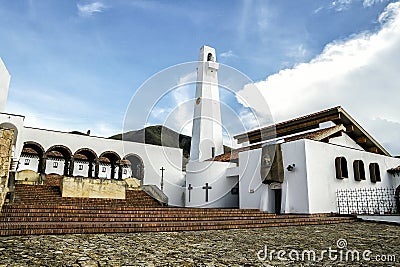 Guatavita Village Stock Photo