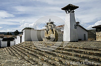 Guatavita Village Stock Photo