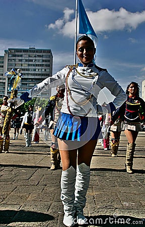 Guatemala celebrates Independence Day with colorful parades and civic campaigns Editorial Stock Photo