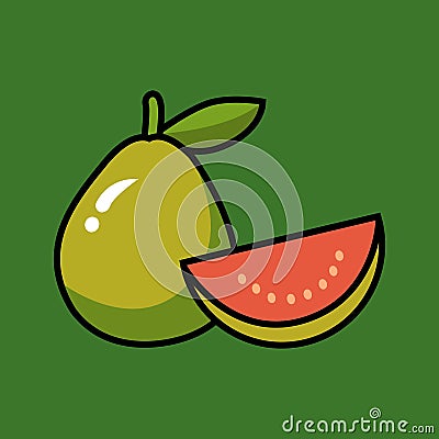 GUAVA VECTOR ILLUSTRATION Vector Illustration