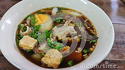 Guay Jap Thailand street foods Stock Photo