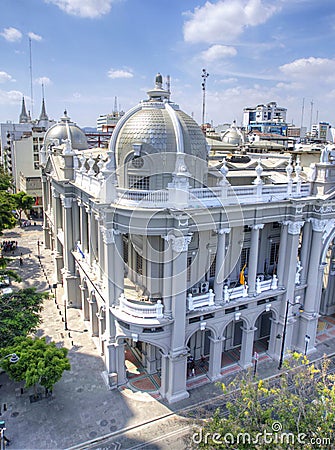 Guayaquil`s Municipal Building Editorial Stock Photo