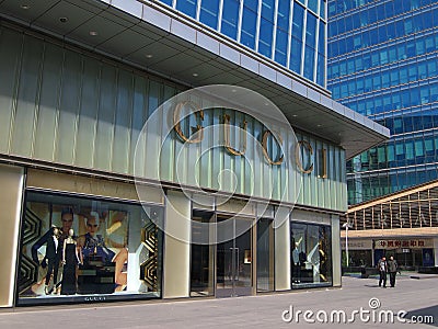 GUCCI flagship store Editorial Stock Photo