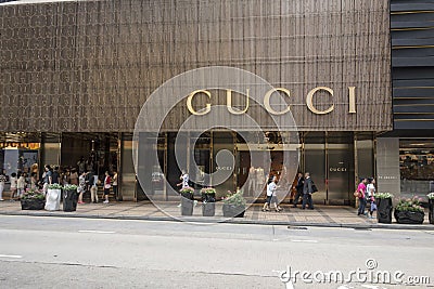 Gucci Shop Editorial Stock Photo