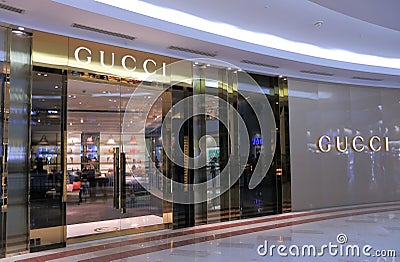 GUCCI shop Kuala Lumpur Editorial Stock Photo