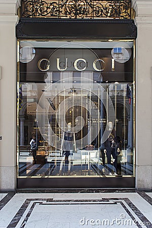 Gucci shop Editorial Stock Photo