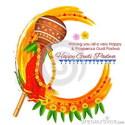 Gudi Padwa Vector Illustration