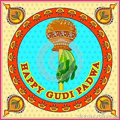 Gudi Padwa Vector Illustration