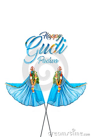 Gudi Padwa Marathi New Year Stock Photo