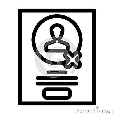 guerrilla testing ux ui design line icon vector illustration Vector Illustration