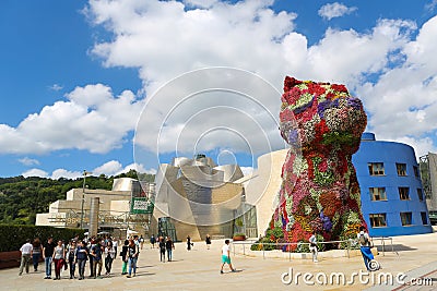 Guggenheim Bilbao Editorial Stock Photo