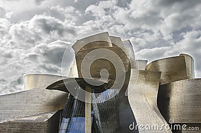 Guggenheim Museum, Bilbao Editorial Stock Photo