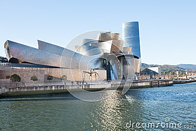 Guggenheim Museum of Bilbao Editorial Stock Photo