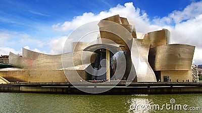 Guggenheim Museum Bilbao. Editorial Stock Photo