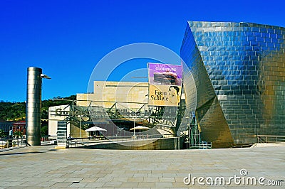 Guggenheim Museum in Bilbao, Spain Editorial Stock Photo