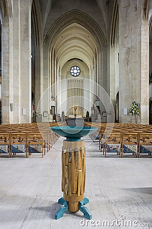 Guildford Cathedral Font Editorial Stock Photo