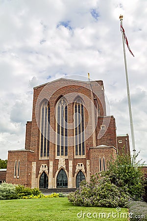 Guildford Cathedral in Surrey Editorial Stock Photo