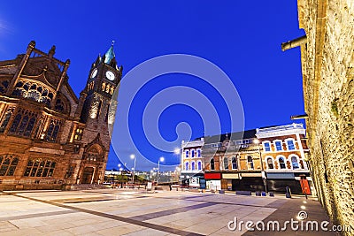 Guildhall in Derry Stock Photo