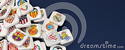 LaLiga - Spanish football league Editorial Stock Photo