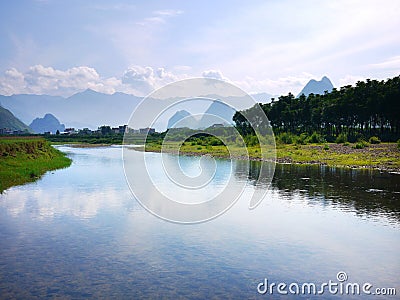 Guilin Landscape Stock Photo