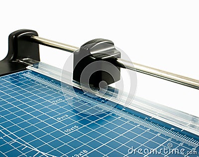 Guillotine cutter Stock Photo