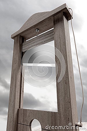 Guillotine Stock Photo