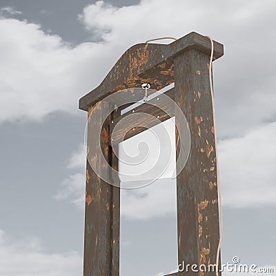 Guillotine Stock Photo