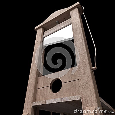 Guillotine Stock Photo