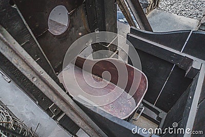 Guillotine at the Ho Chi Minh City War Museum Editorial Stock Photo