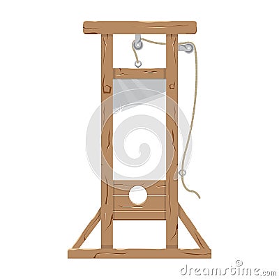 Guillotine vector illustration. Vector Illustration