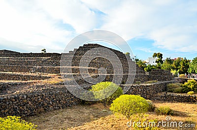 Guimar Pyramids Stock Photo