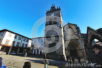 Nossa Senhora da Oliveira church in Guimaraes Editorial Stock Photo