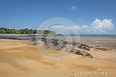 Guinea West Africa Boke province wild beach Bel Air Stock Photo