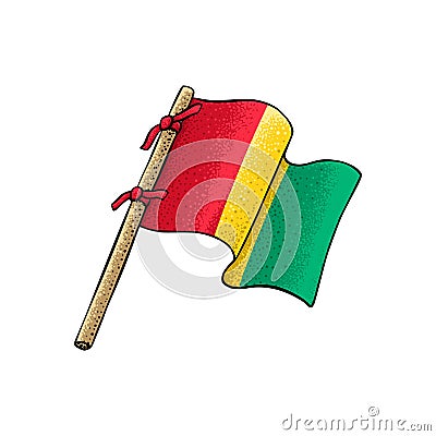 Vector of Guinean Flag Vector Illustration