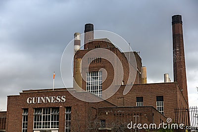 Guiness Factory in Dublin Editorial Stock Photo