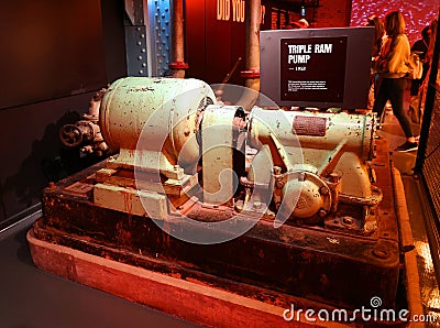 Guinness Brewery and Storehouse vintage industrial instruments Editorial Stock Photo